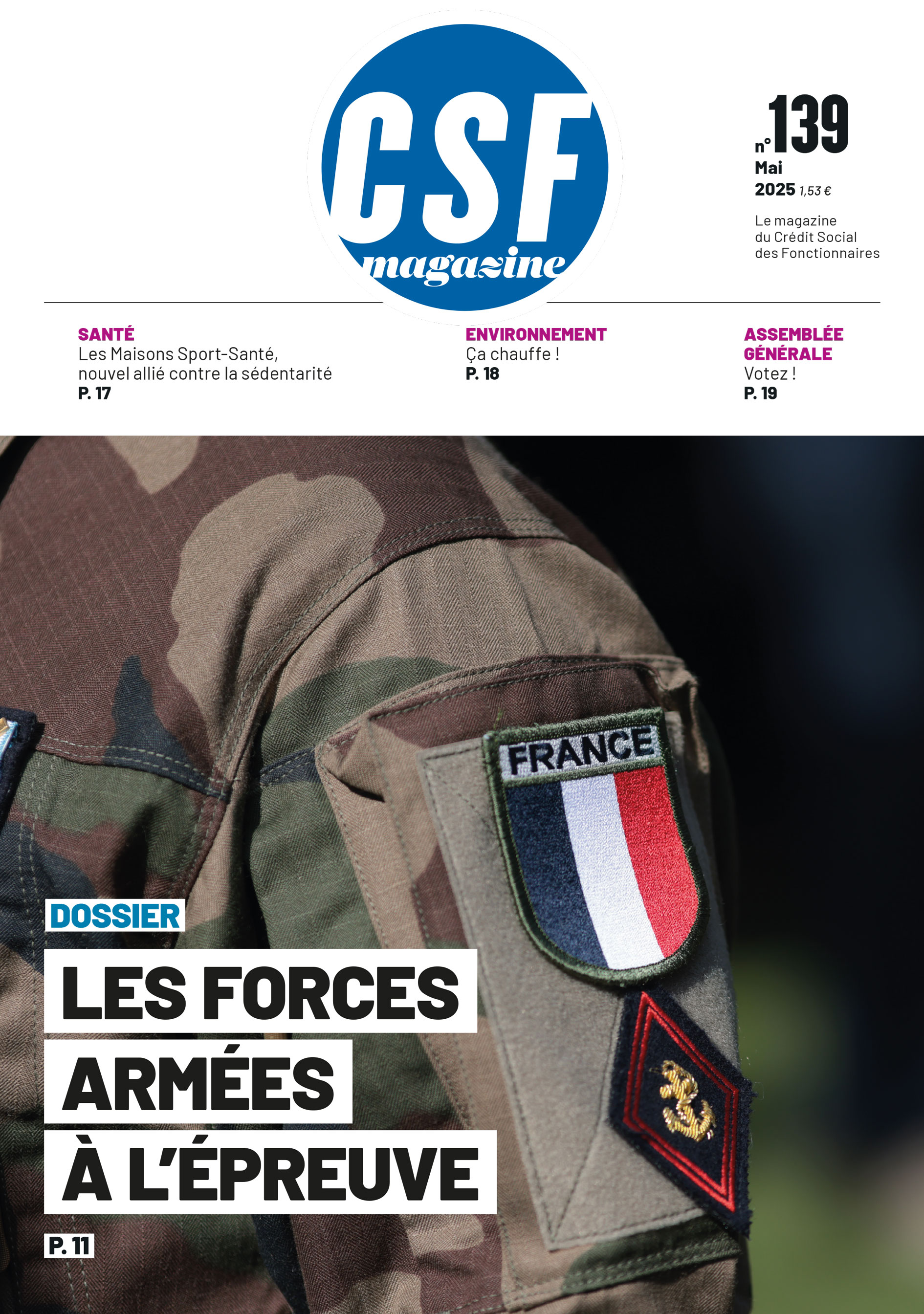 CSF Magazine n°139 : les forces armées à l’épreuve