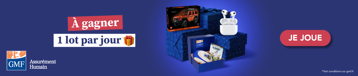 CSF Assurances avec GMF : un lot par jour à gagner jusqu’au 25 décembre avec notre Calendrier de l’Avent GMF 2025 : montre connectée, trottinette électrique, Airpods et plein d’autres !