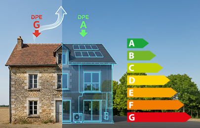 Groupe CSF - diagnostic habitat exim : le DPE projeté