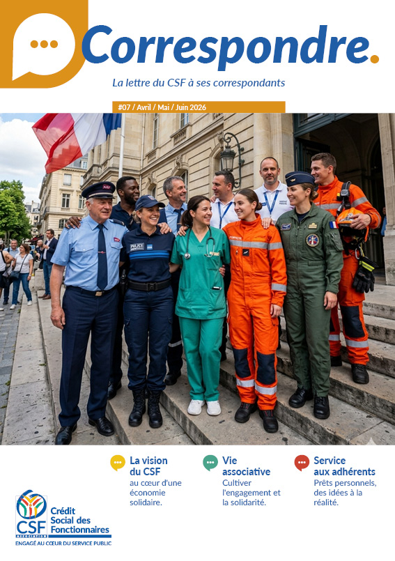 Lettre du président aux correspondants du Crédit Social des Fonctionnaires